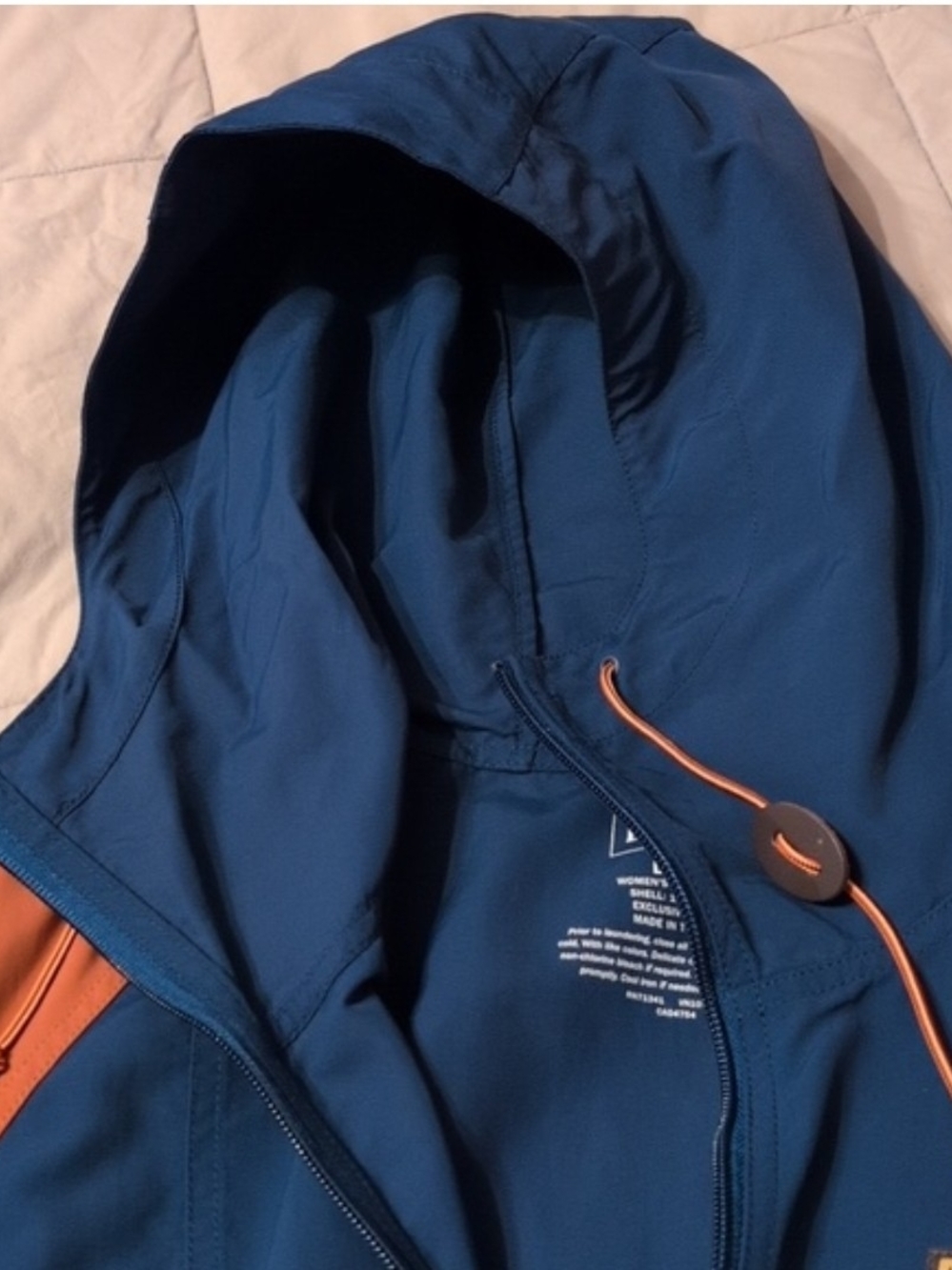 L.L. Bean Olive, Blue & Teal Colorblock Jogger Jacket - Picture 3 of 15